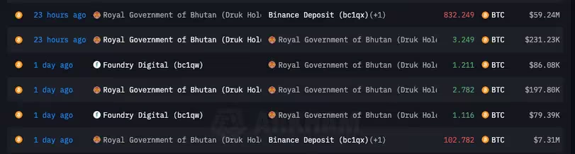 Bitcoin Whale: Bhutan's Recent Transfers Explained