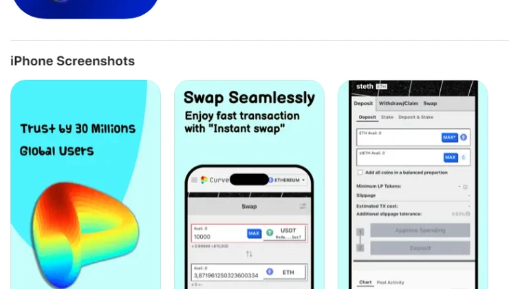 Counterfeit App Mimics Curve Finance, Ranks in Top 100 Finance Apps