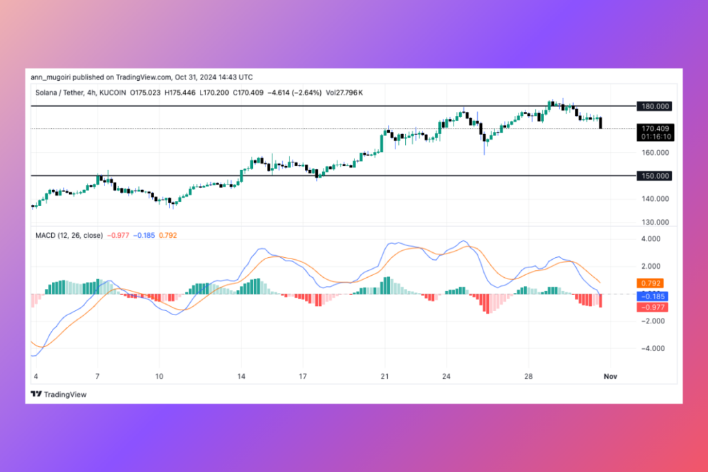 Solana Price Nears $180 Resistance as Bitcoin's Surge Boosts Market Optimism