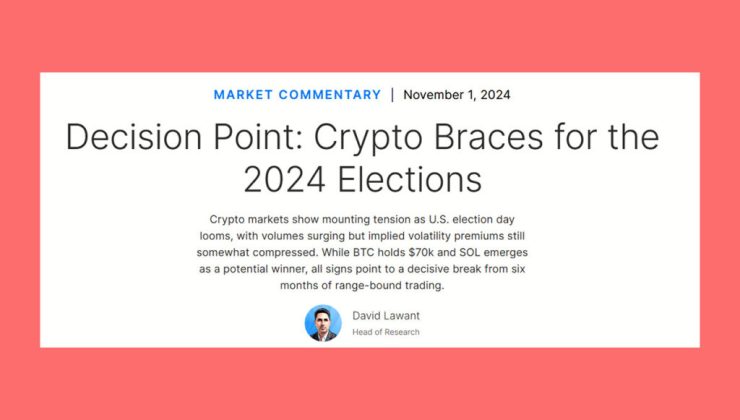 Close US Election Could Be the Catalyst for Crypto Market Momentum, Analyst Predicts